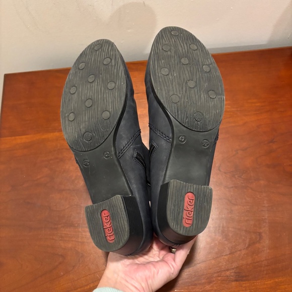 Rieker Women's Ankle Booties Black Size 42 US 10 - Picture 7 of 9